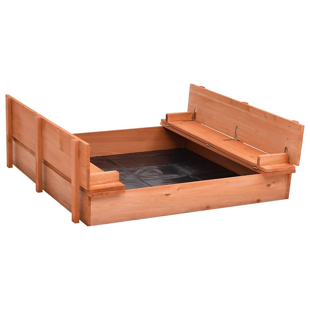 vidaXL Αμμοδόχος 95 x 90 x 15 εκ. από Ξύλο Ελάτης