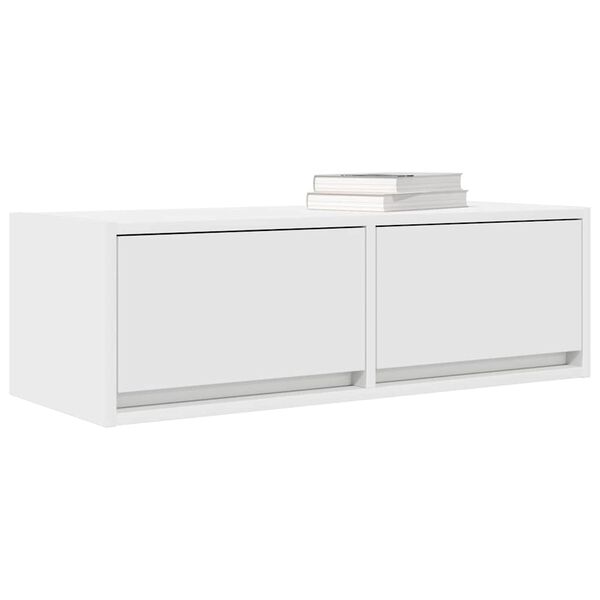 vidaXL Έπιπλο Τηλεόρασης Λευκό 80x31x25,5 εκ. Επεξεργασμένο Ξύλο