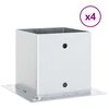 vidaXL &Beta;ά&sigma;&epsilon;&iota;&sigmaf; &sigma;&tau;ύ&lambda;&omega;&nu; &tau;&epsilon;&tau;&rho;ά&gamma;&omega;&nu;&epsilon;&sigmaf; 4 &tau;&epsilon;&mu;ά&chi;&iota;&alpha; &Alpha;&sigma;&eta;&mu;ί &Gamma;&alpha;&lambda;&beta;&alpha;&nu;&iota;&sigma;&mu;έ&nu;&omicron;&sigmaf; &chi;ά&lambda;&upsilon;&beta;&alpha;&sigmaf;
