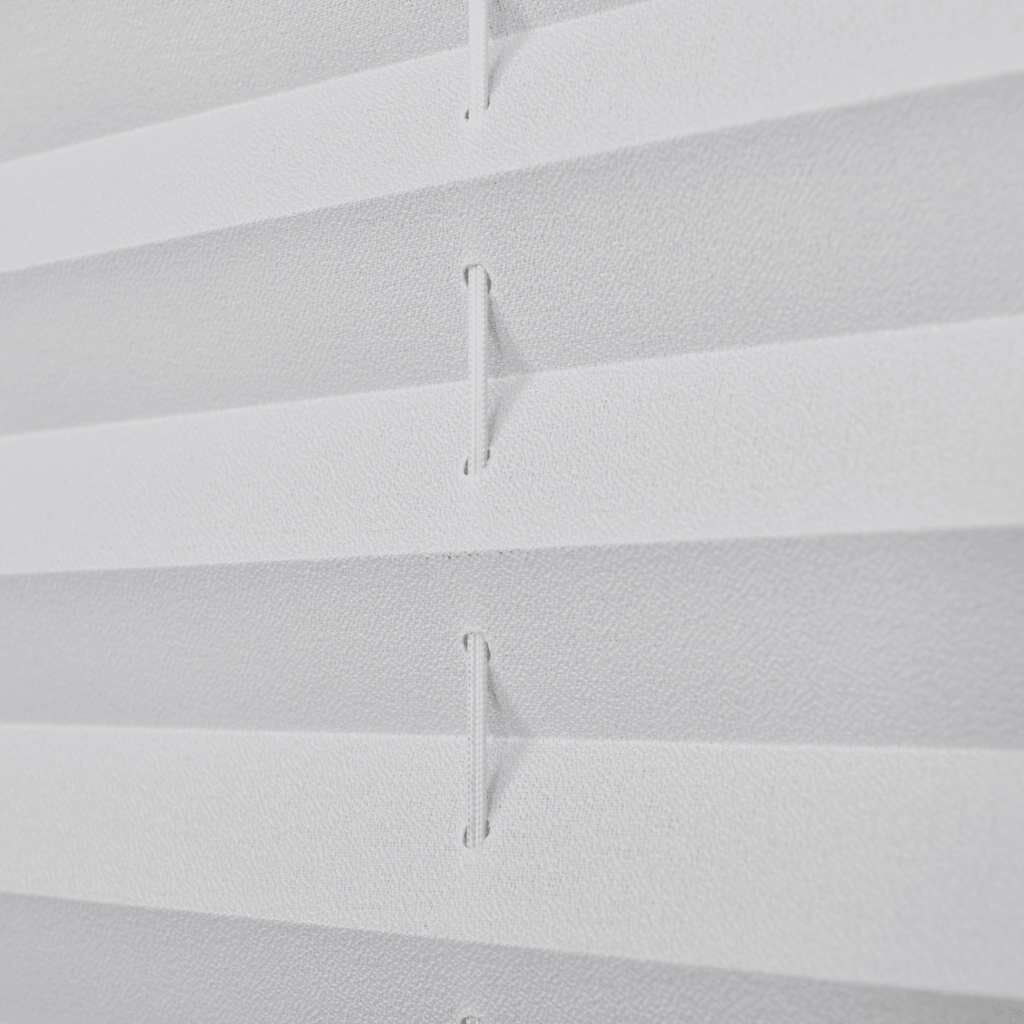 Πλισέ στόρι σκίασης 80x125cm Λευκό