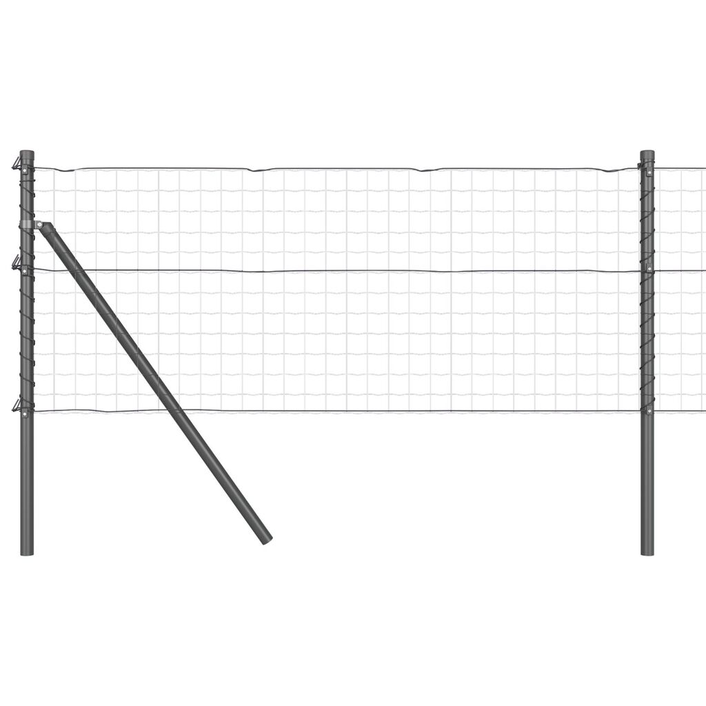 vidaXL Πόρτες με 7 σύρματα Γκρι Ø32 mm 100 cm Γαλβανισμένο Χάλυβα