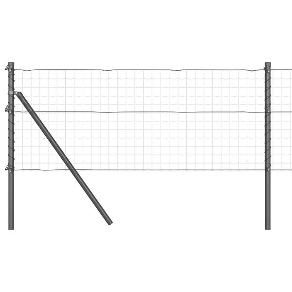 vidaXL Πόρτες με 7 σύρματα Γκρι Ø32 mm 100 cm Γαλβανισμένο Χάλυβα