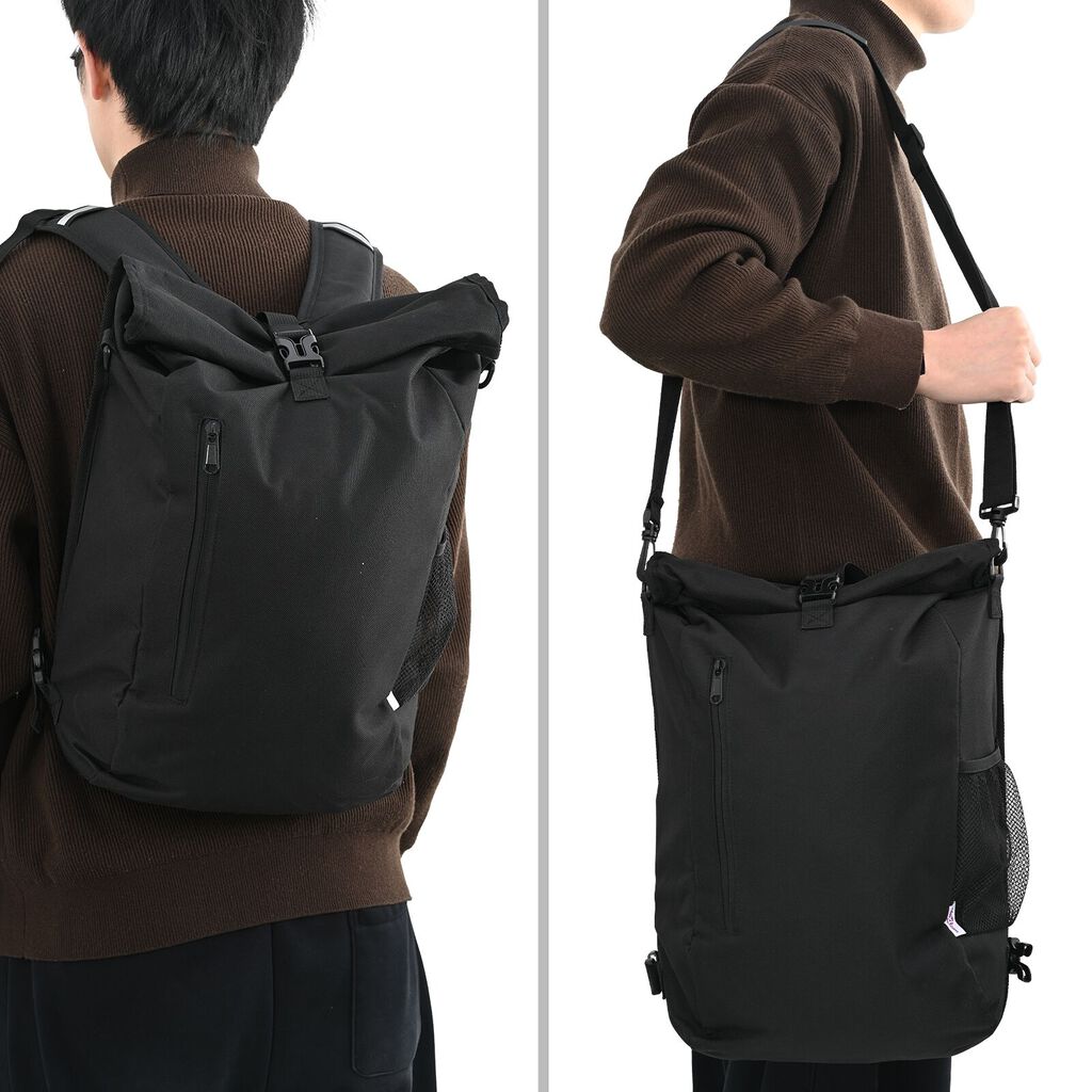 vidaXL Τσάντα Ποδηλάτου για Ράφι 20 L Μαύρη 31x13x58 εκ