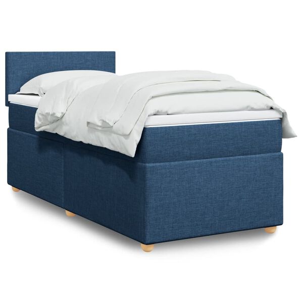vidaXL &Kappa;&rho;&epsilon;&beta;ά&tau;&iota; Boxspring &mu;&epsilon; &Sigma;&tau;&rho;ώ&mu;&alpha; &Mu;&pi;&lambda;&epsilon; 80x200 &epsilon;&kappa;. &Upsilon;&phi;&alpha;&sigma;&mu;ά&tau;&iota;&nu;&omicron;