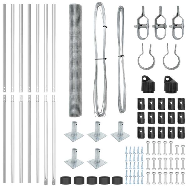 vidaXL &Sigma;&tau;ύ&lambda;&omicron;&sigmaf; &Pi;&epsilon;&rho;&iota;&phi;&rho;ά&xi;&epsilon;&omega;&nu; &Alpha;&sigma;&eta;&mu;ί 10 x 1 &mu; (12 x 12 mm &pi;&lambda;έ&gamma;&mu;&alpha;) &Alpha;&tau;&sigma;ά&lambda;&iota;