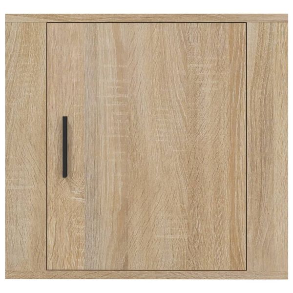 vidaXL Κομοδίνα Επιτοίχιο Sonoma Δρυς 50x30x47 εκ.