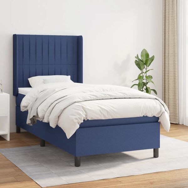 vidaXL &Kappa;&rho;&epsilon;&beta;ά&tau;&iota; Boxspring &mu;&epsilon; &Sigma;&tau;&rho;ώ&mu;&alpha; &Mu;&pi;&lambda;&epsilon; 80x200 &epsilon;&kappa;. &Upsilon;&phi;&alpha;&sigma;&mu;ά&tau;&iota;&nu;&omicron;