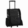 vidaXL Καρότσι Κατοικίδιων 3 σε 1 Μαύρο Ύφασμα Oxford 48x32x(57-106) εκ.