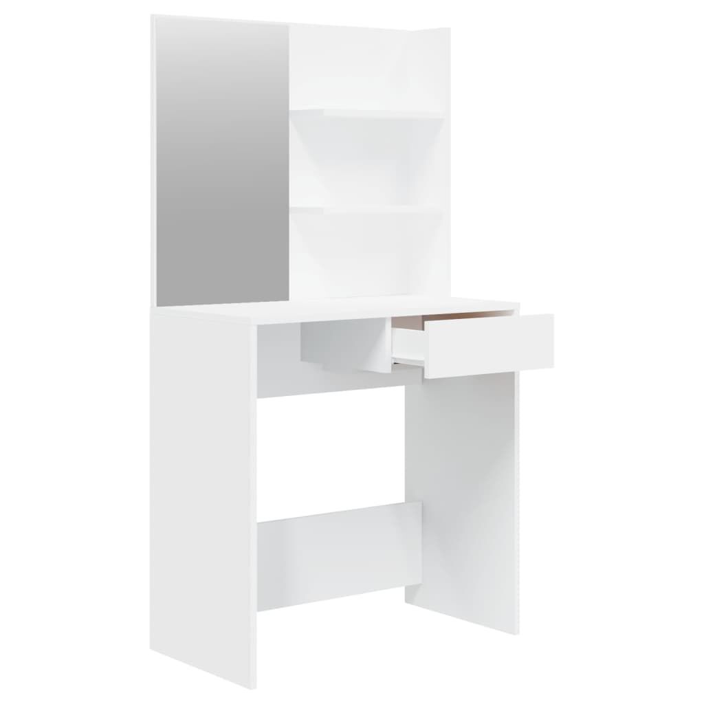 vidaXL Μπουντουάρ Σετ Σετ Λευκό 74,5 x 40 x 141 εκ.
