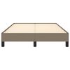 vidaXL Πλαίσιο Κρεβατιού χωρίς στρώμα Taupe 120x190 εκ. Υφασμάτινο