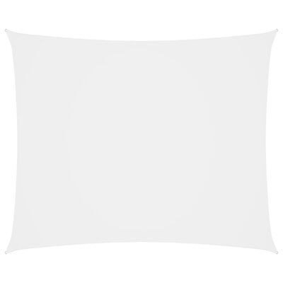 vidaXL Πανί Σκίασης Ορθογώνιο Λευκό 4 x 5 μ. από Ύφασμα Oxford