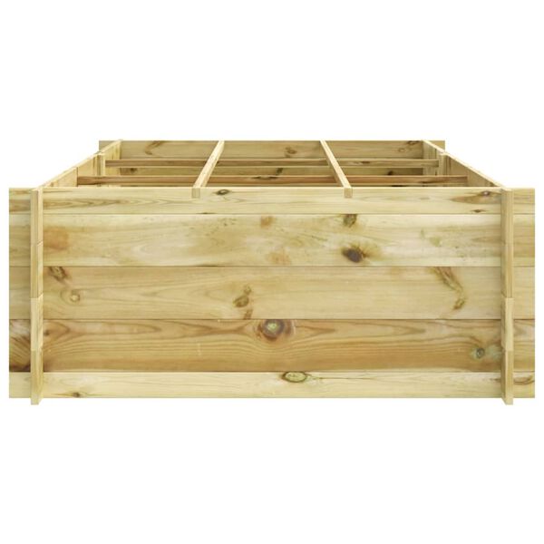 vidaXL Ζαρντινιέρα Υπερυψωμένη 150 x 100 x 40 εκ. από Εμποτισμένο Ξύλο