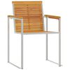 vidaXL ΞαπλώστραΉλιου 3-πρόσωπο 3 pcs Καφέ 200x60x88εκ Στερεό Ακακία