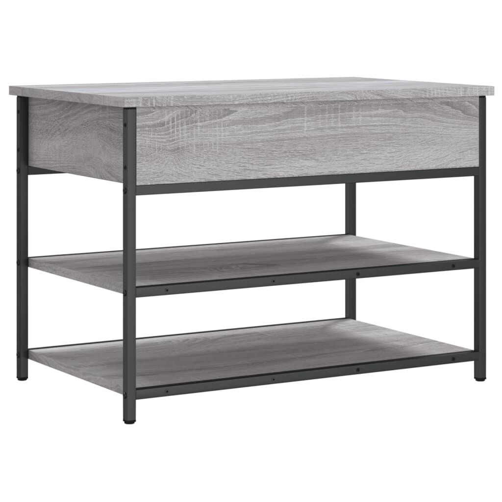vidaXL Παπουτσοθήκη Γκρι Sonoma 70x42,5x50 εκ. από Επεξεργασμένο Ξύλο