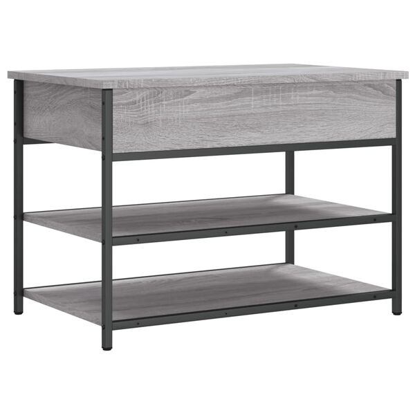 vidaXL Παπουτσοθήκη Γκρι Sonoma 70x42,5x50 εκ. από Επεξεργασμένο Ξύλο