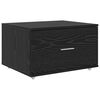 vidaXL Γραφείο Μαύρη δρυς 131.5 x 50 x 106.5 εκ. Επεξεργασμένο ξύλο