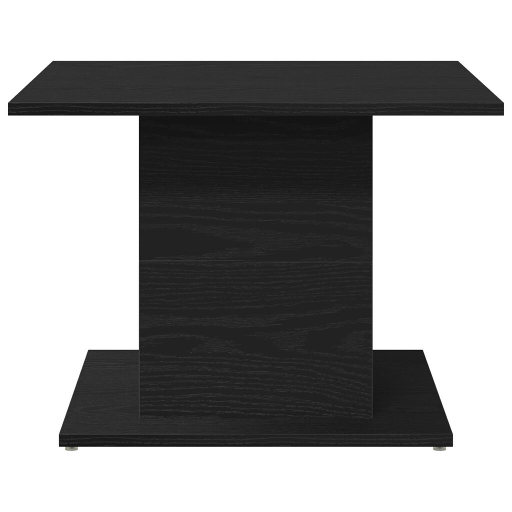 vidaXL Τραπεζάκι σαλονιού Μαύρη δρυς 55.5 x 55.5 x 40 cm