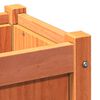 vidaXL Ζαρντινιέρα Καφέ Κεριού 60 x 31 x 31 εκ. από Μασίφ Ξύλο Πεύκου