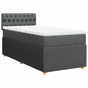 vidaXL &Kappa;&rho;&epsilon;&beta;ά&tau;&iota; Boxspring &mu;&epsilon; &Sigma;&tau;&rho;ώ&mu;&alpha; &Sigma;&kappa;&omicron;ύ&rho;&omicron; &Gamma;&kappa;&rho;&iota; 80x200 &epsilon;&kappa;. &Upsilon;&phi;&alpha;&sigma;&mu;ά&tau;&iota;&nu;&omicron;