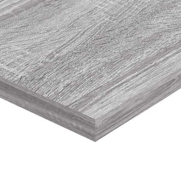 vidaXL Ράφια Τοίχου 4 τεμ. Γκρι Sonoma 60x20x1,5 εκ. Επεξεργ. Ξύλο