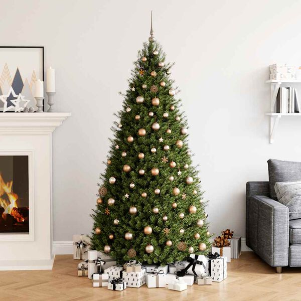 vidaXL Σετ Μπάλες Χριστουγεννιάτικες 111 τεμ. Ροζ Χρυσό Πολυστυρένιο