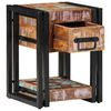 vidaXL Κομοδίνο με συρτάρι 2 pcs Πολύχρωμο 30 x 30 x 40 cm