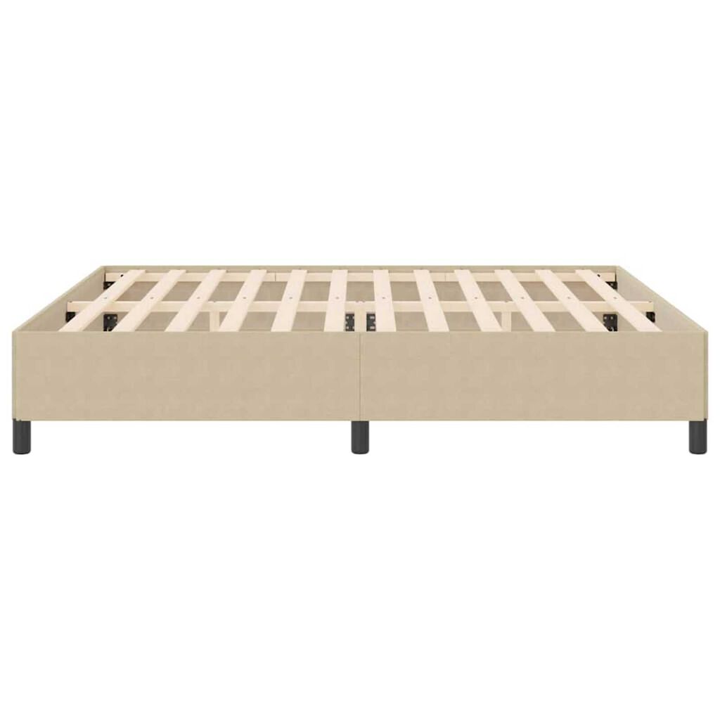 vidaXL Σκελετός Κρεβατιού Γκρι Πράσινο 200 x 200 cm Βελούδο