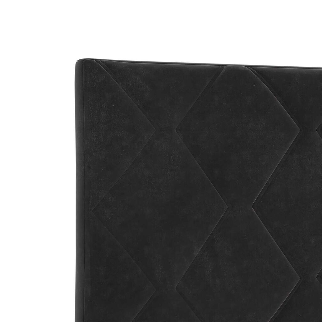 vidaXL Μαύρο Βελούδινο Κρεβάτι 120x200 εκ