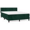 vidaXL &Kappa;&rho;&epsilon;&beta;ά&tau;&iota; Boxspring &mu;&epsilon; &Sigma;&tau;&rho;ώ&mu;&alpha; &Sigma;&kappa;&omicron;ύ&rho;&omicron; &Pi;&rho;ά&sigma;&iota;&nu;&omicron; 140x190&epsilon;&kappa;. &Beta;&epsilon;&lambda;&omicron;ύ&delta;&iota;&nu;&omicron;