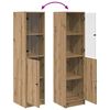 vidaXL Highboard Artisan Oak 35 x 37 x 142 &epsilon;&kappa; &Epsilon;&pi;&epsilon;&xi;&epsilon;&rho;&gamma;&alpha;&sigma;&mu;έ&nu;&omicron; &xi;ύ&lambda;&omicron;
