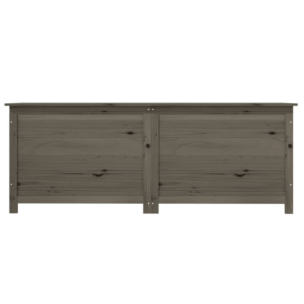 vidaXL Κουτί Μαξιλαριών Εξ. Χώρου Ανθρακί 150x50x56 εκ. Μασίφ Ελάτη