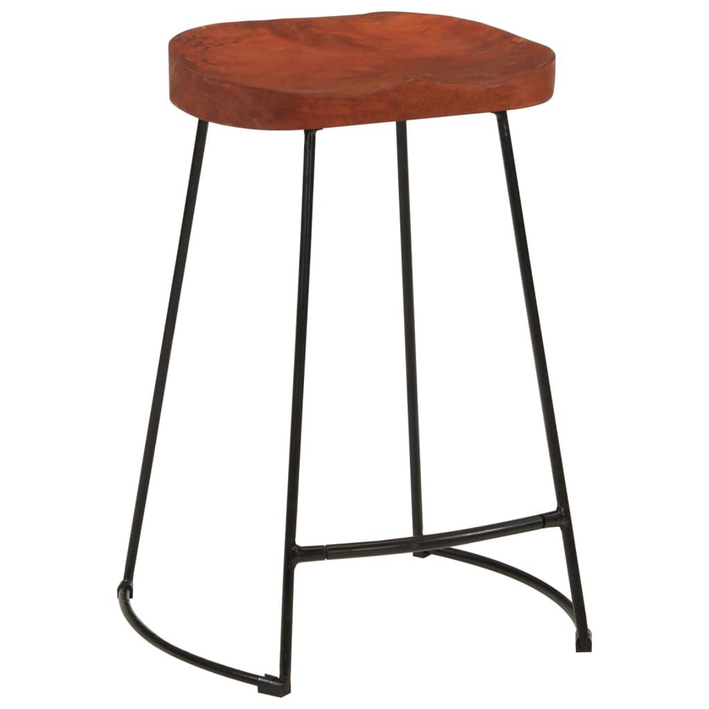 vidaXL Σκαμπό Μπαρ Gavin 2 τεμ. 45x40x63 εκ. από Μασίφ Ξύλο Μάνγκο
