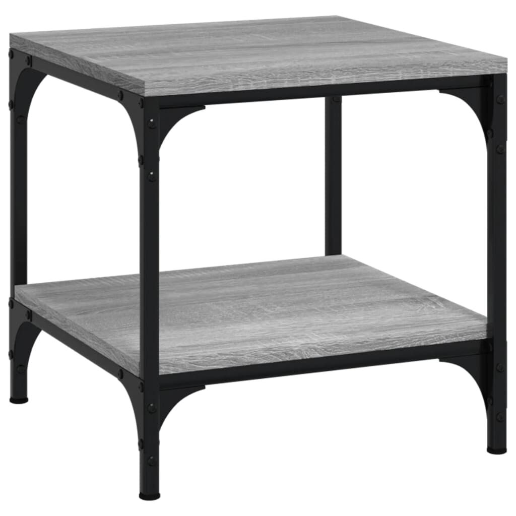 vidaXL Τραπεζάκι Σαλονιού Γκρι Sonoma 50x50x40 εκ. Επεξεργασμένο Ξύλο