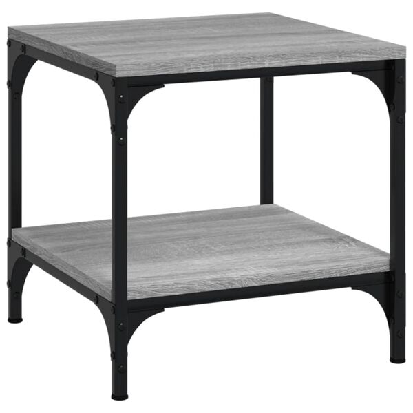 vidaXL Τραπεζάκι Σαλονιού Γκρι Sonoma 50x50x40 εκ. Επεξεργασμένο Ξύλο