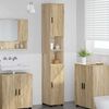 vidaXL Ψηλό ντουλάπι μπάνιου με πόρτα Sonoma Δρυς 30 x 35 x 192 εκ.