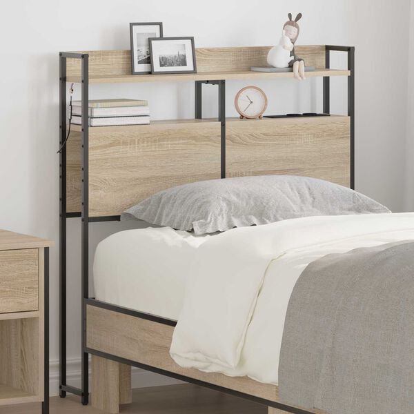 vidaXL Κεφαλάρι Αποθήκης Sonoma Oak 90 εκ. Επεξεργασμένο ξύλο