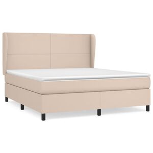 vidaXL &Kappa;&rho;&epsilon;&beta;ά&tau;&iota; Boxspring &mu;&epsilon; &Sigma;&tau;&rho;ώ&mu;&alpha; &Kappa;&alpha;&pi;&omicron;&upsilon;&tau;&sigma;ί&nu;&omicron; 160x200&epsilon;&kappa;.&alpha;&pi;ό &Sigma;&upsilon;&nu;&theta;.&Delta;έ&rho;&mu;&alpha;