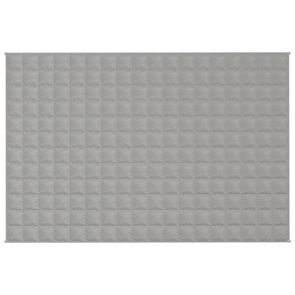 vidaXL Κουβέρτα Βαρύτητας Γκρι 120 x 180 εκ. 9 κ. Υφασμάτινη