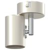 vidaXL Σποτ οροφής Βουρτσισμένο Νίκελ 6.5 x 6 x 11.5 εκ Ατσάλι