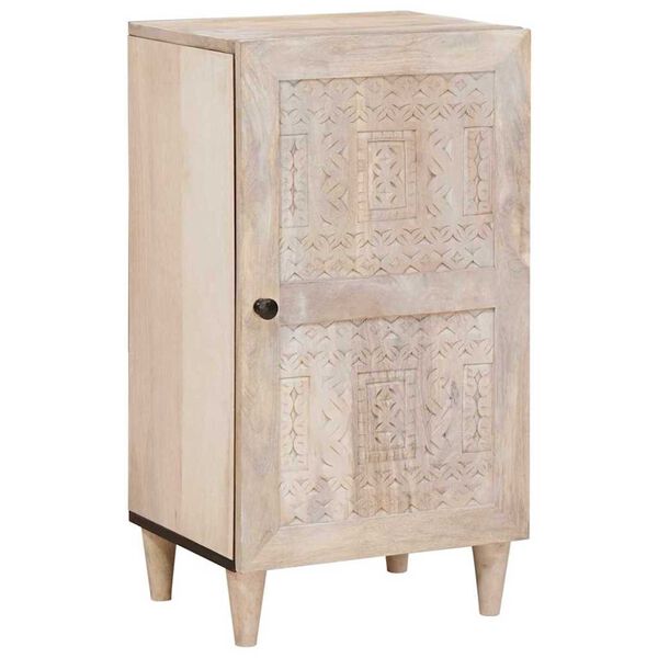 vidaXL Πλαϊνό γραφείο Λευκό 33.5 x 40 x 75 εκ