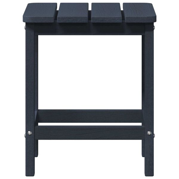 vidaXL Τραπέζι Adirondack Ναυτικό Μπλε 38x38x46 εκ. HDPE