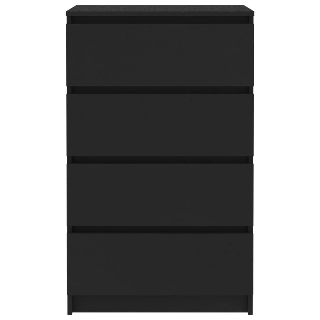 vidaXL Συρταριέρα Μαύρη 60 x 35 x 98,5 εκ. από Επεξεργασμένο Ξύλο