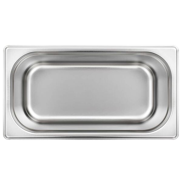 vidaXL Λεκάνες Gastronorm 4 τεμ. GN 1/3 150 χιλ. από Ανοξείδωτο Ατσάλι