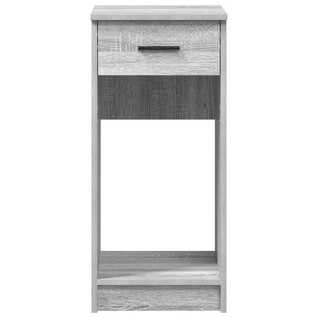 vidaXL Βάση πύργου υπολογιστή με συρτάρι Γκρι Sonoma 35x45x77 εκ.
