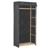 vidaXL &Nu;&tau;&omicron;&upsilon;&lambda;ά&pi;&alpha; &Gamma;&kappa;&rho;&iota; 79 x 40 x 170 &epsilon;&kappa;. &Upsilon;&phi;&alpha;&sigma;&mu;ά&tau;&iota;&nu;&eta;