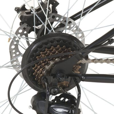 vidaXL Ποδήλατο Mountain 27,5'' Μαύρο με 21 Ταχύτητες 38 εκ.