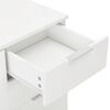 vidaXL Μπουφές Ψηλός Γυαλιστερός Λευκός 71x35x80εκ. Επεξεργασμένο Ξύλο