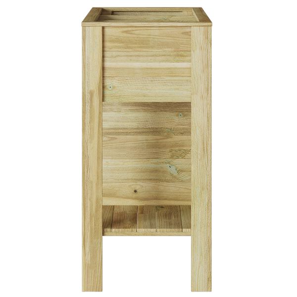 vidaXL Κρεβάτι Κήπου με Αποθήκη 85x46x96 εκ. Μεταχειρισμένο Ξύλο Πεύκης