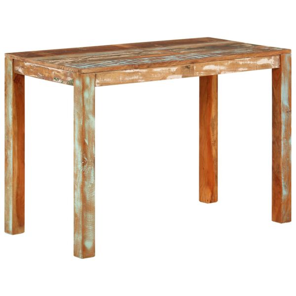 vidaXL Τραπεζαρία 110 x 55 x 76 εκ. από Μασίφ Ανακυκλωμένο Ξύλο