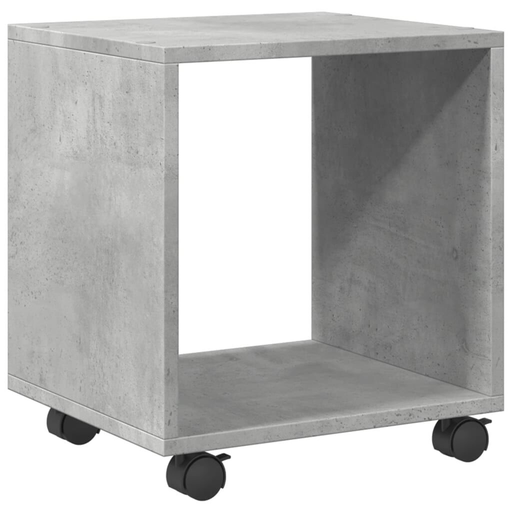 vidaXL Ντουλάπι Τροχήλατο Γκρι Σκυρ. 37x33x42,5 εκ. από Επεξ. Ξύλο